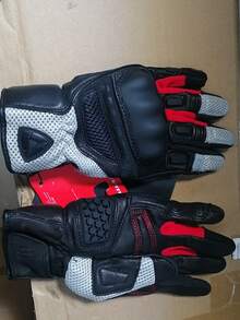 Luvas de Motociclista de Couro Genuíno Revit com Tela Sensível ao Toque de Pele de Carneiro, Luvas de Motociclismo, Luvas Resistentes à Abrasão para Ciclismo ao Ar Livre - Multicolorido - Visão 15