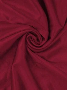 Chaleco sin mangas de mujer de tela tejida brillante, ajuste ceñido, apto para uso diario y para capas, primavera/otoño/invierno - Burdeos - Ver 4