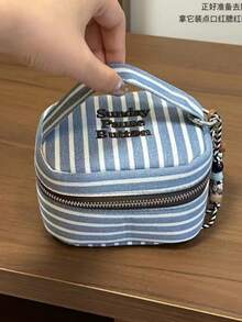 1 buah Tas Kosmetik Mini Cocok Untuk Anak Perempuan dan Guru - Tas Kosmetik Genggam Portabel Motif Leopard Lucu, Gaya Korea Modis, Ringkas dan Praktis Untuk Pesta dan Penggunaan Sehari-hari - MultiWarna - View 4