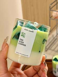 1 Set Colorful Fruit Iced Coffee Scented Candles - Variety Of Scents: Lemon Iced Coffee, Strawberry Iced Coffee, Lavender Iced Coffee. Aromatherapy Decorative Items With Fresh And Comfortable Fragrance, Suitable For Summer, Mother's Day, Father's Day, Wedding Season, Music Festivals, Home Decor, Bedroom Ambiance, Yoga & Meditation, Photography Props - Multi-fragrance - View 14