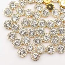 50 Pcs/Bag 12mm Sunflower Water Drop Pearl Flower Disc DIY Hair Accessories Accessories - Multicolor - View 27