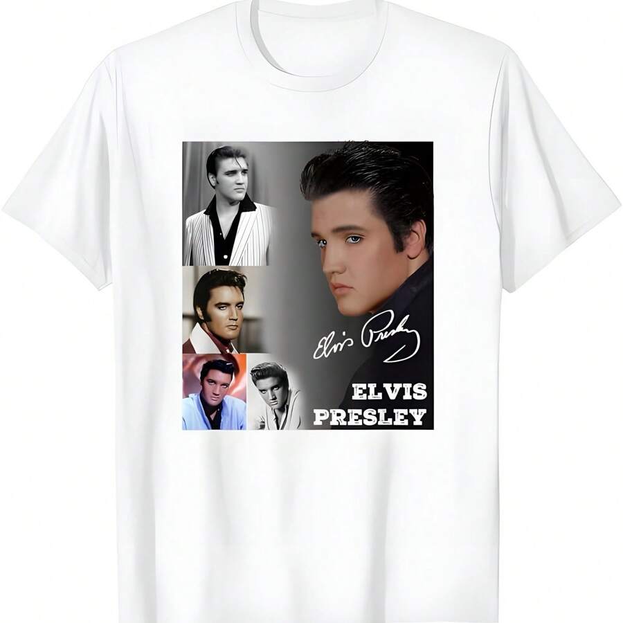 Camiseta Elviss Presleys_005 - Blanco - Ver 1