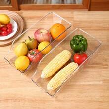 Refrigerator Storage And Organization Box, Includes Soda And Beverage Can Dispensing Rack, Suitable Refrigerators, Freezers, Pantry Rooms, Kitchens, Utility Rooms, Countertops, Essential Home And Office, Easy To Clean, Stackable Storage Box - 34.5 cm / 13.58 Inches - View 3