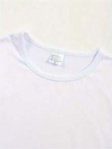 20261 pieza Camiseta de Manga Corta Vintage para Mujer - Estampado de Corazón Rosa y "Madre" - Blusa Informal de Tela Elástico para Primavera, Verano y Otoño - Regalo de Cumpleaños para Mamá - Lavable a Máquina Cómoda y Cuello Redondo para Conjuntos de ropa del Día de la Madre - 1 camiseta - Blanco - Ver 5