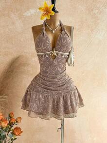 Women Midi Dresses - Multicolor 2 - View 3