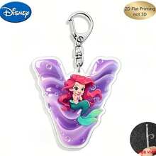 [Móc khóa nam in phẳng 2D hình Công chúa Disney, mặt dây chuyền chữ cái đầu tên cặp đôi gồm 26 chữ cái tiếng Anh từ A-Z, thích hợp làm quà tặng Lễ Tạ ơn, Lễ Phục sinh, Ngày của Cha, Ngày Valentine, Sinh nhật, Quà tặng mùa tựu trường] - Nhiều màu - Xem 20