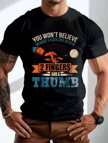 2D Flat You Wont Believe What I Can Do With 2 Fingers And A Thumb Graphic Design On Black T-Shirt Acrylic Pendant Ornament For Home Decor & Office Space Christmas Gift For Pool Enthusiasts - Negro - Ver 8