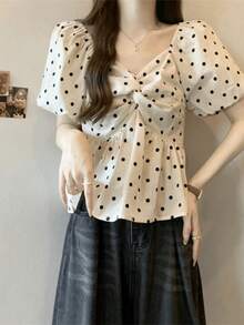 Women Tops - Apricot - View 3