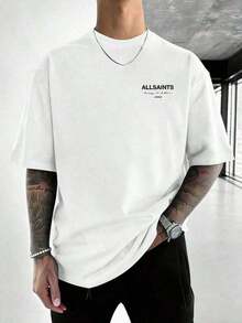 Men Cotton Short Sleeve T Shirts Casual Basic Crew Neck Machine Washable Soft Comfortable Lightweight Everyday Wear For Spring Summer - White - View 2