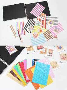 Album ảnh lưu niệm bằng giấy Kraft đen, có dây buộc ruy băng, 30 tờ, gáy xoắn, sổ lưu niệm đám cưới, album ảnh kỷ niệm tự làm, nhật ký du lịch, quà tặng kỷ niệm và Giáng sinh hoàn hảo, vật dụng làm album ảnh, quà tặng tùy chỉnh. - Nhiều kiểu dáng - Xem 10