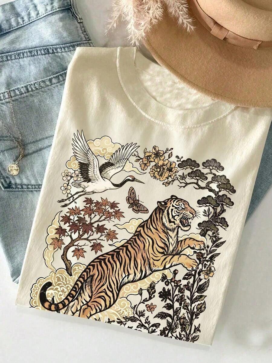 Leopard Print T-Shirt For Mom, Mother's Day Gift, Mom T-Shirt, Vintage Mom T-Shirt, Gift For Mom, Mom T-Shirt, Leopard Print Mom T-Shirt, Leopard Print Mom T-Shirt, Mother's Day Gift, Mom T-Shirt, Vintage Mom T-Shirt, Gift For Mom, Mom T-Shirt, Women's Leopard Print T-Shirt - 黃色 2 - 查看 1