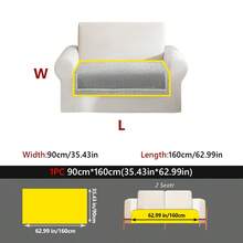 1pc Embroidered Pattern Seat Cushion Cover, Modern Polyester Non-Slip Embroidered Pattern Sofa Cushion Cover, Suitable For All Seasons - Grey - View 13
