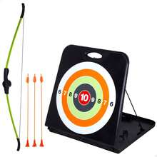 Aktive Archery Set, Kids' Target, Includes 3 Suction Cup Arrows, Foldable Stand, Scoreboard, Target Practice Game, Toy For 3-Year-Old Kids - A - View 1