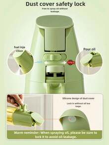 烧烤套装组合 - 1 个多功能烧烤刷 + 500ml 防漏玻璃喷油瓶，带储油设计的硅胶烧烤刷（方便倾倒和喷洒），玻璃醋瓶，舒适手柄厨房工具 - A - 查看 5