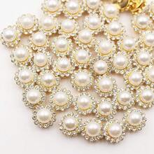 50 Pcs/Bag 12mm Sunflower Water Drop Pearl Flower Disc DIY Hair Accessories Accessories - Multicolor - View 4
