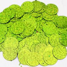 60pcs 3cm Shiny Sequins With Side Rhinestones, 30mm PVC Round Loose Sequins For Sewing, Crafts, DIY Scrapbooking, Clothing Accessories - Multicolor - View 24