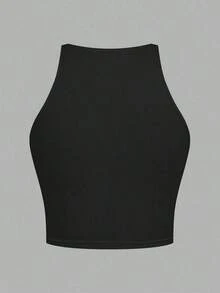 Conjunto de 4 piezas para mujer: Camiseta sin mangas a rayas en blanco y negro, cereza casual para vacaciones, versátil y sexy para el verano y el regreso a la escuela - Multicolor 18 - Ver 8