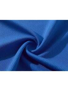 ComfortableCamiseta de algodón puro con estilo callejero vintage y fuentes caligráficas, camiseta estampada para mujer - transpirable, suave, de tela de elasticidad media, lavable a máquina, camiseta casual de manga corta, longitud regular, adecuada para el verano. Camiseta Holgada y Versátil de Manga Corta para Mujer - Azul - Ver 3