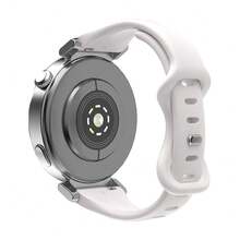 1條適用於華為GT3 (42mm) (43mm)、GT1/2/3、Watch4/4Pro (46mm) (48mm)的可調節式柔軟透氣防汗錶帶，粉色、星光色、綠色等多色可選，輕量快乾通用替換運動錶帶，適合18mm、20mm、22mm寬度矽膠錶帶，兼容三星及其他智慧手錶 - 彩色 - 查看 42