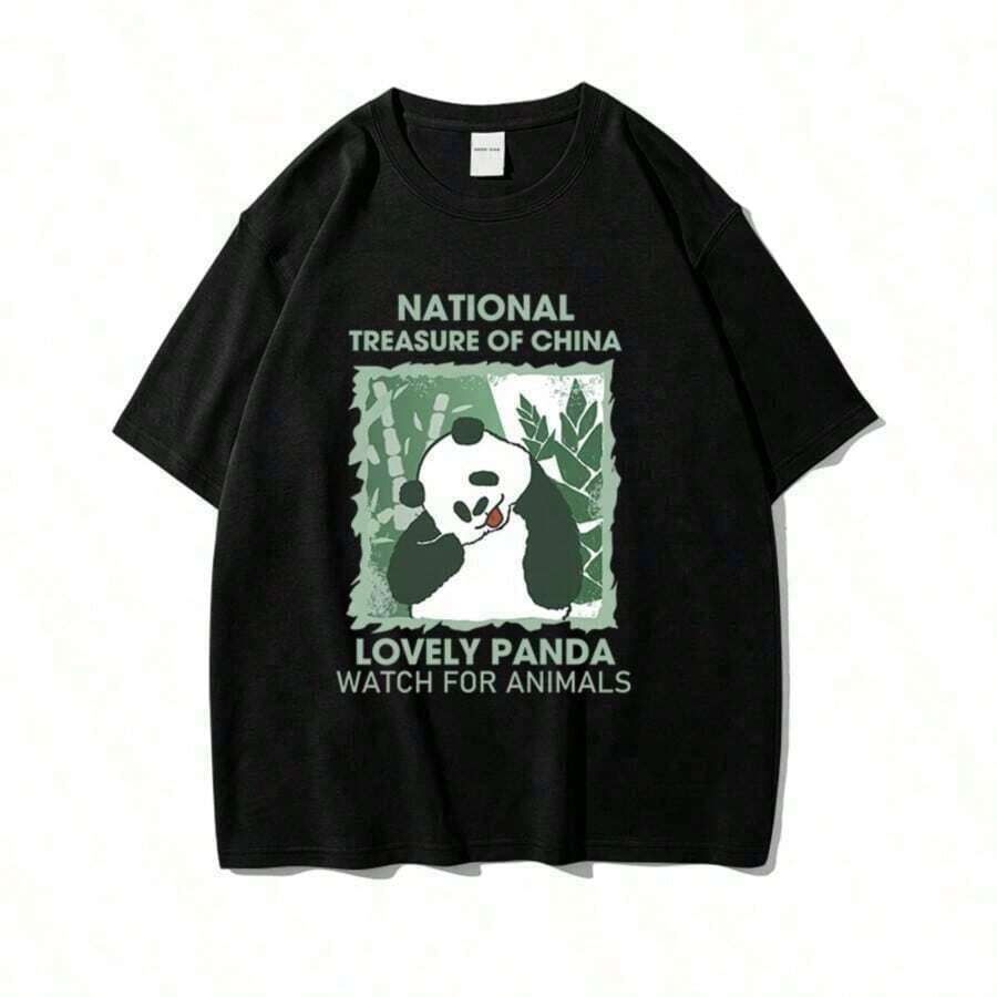 Women's Breathable Bohemian T-Shirt, Fashionable In Summer, Harajuku Floral Print, Popular Y2K Style, Round Neck, Short Sleeve, Casual. - 彩色 - 查看 1