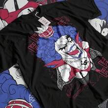 2026 Verano o1 pieza anime Emporio Ivankov Pantalones cortos holgados estampados Camiseta infantil de algodón puro T1ide UniS1ex Casual Loose Camiseta unisex de algodón grueso de 220 g, textura suave y tacto agradable, cómoda y respetuosa con la piel. El estilo clásico y sencillo nunca pasa de moda, ideal para ir al trabajo, practicar deporte, viajar, ir de vacaciones y cualquier ocasión informal. - Negro - Ver 1