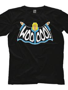 Ric Flair - Flair 250g T-Shirt, Printed Tee, Urban Hip-Hop Style, Casual, Fashionable, For Fishing, Golf, Everyday Wear, Outdoor Activities, Fitness, Vacation, For Men And Women. With A Crisp, Streamlined Cut, This Garment Creates A Clean And Dynamic Look. Its Loose Yet Flattering Silhouette Suits All Body Types, Offering A Style That Is Both Casual And With A Touch Of Elegance. - 黑色 - 查看 1