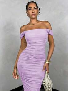 Vestido de encaje amarillo claro, vestido de vacaciones, vestido de verano, vestido de primavera, vestido pastel, vestido de playa para damas, vestido largo de playa, vestido largo de verano, atuendos de verano para mujeres/ropa de primavera/atu - Púrpura malva - Ver 5