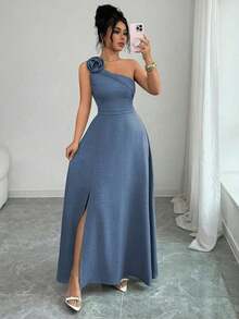 Women Midi Dresses - Blue Mist - View 5