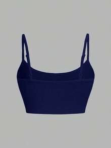 Camiseta sin mangas sexy y casual para mujer, perfecta para el verano - Azul marino - Ver 2