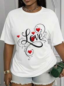 Camiseta de manga corta moderna, minimalista y a la moda con estampado retro para mujer, que celebra la hermandad femenina y el estilo de viaje, además de ser agradable para la piel, TRANSPIRABLE, de corte ajustado, versátil, de secado rápido, fresca y no pegajosa, elástica y perfecta para cualquier ocasión, ideal para el uso diario casual. - Blanco - Ver 1