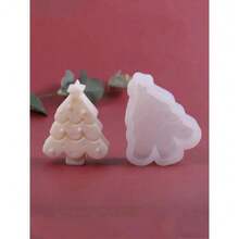 1pc Christmas Series Christmas Tree Scented Candle Silicone Mold - P - 查看 5