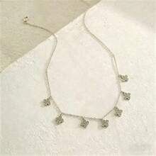 1 chiếc dây chuyền mạ vàng 18k, kiểu dáng đa năng, phù hợp cho các buổi hẹn hò, tụ họp, làm quà tặng và đeo hàng ngày. - Vàng - Xem 6