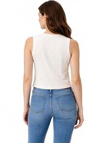 Additive Women's T-Shirts With Amazing Youthful Prints, Fashionable Short Sleeve T-Shirts, Comfortable And Casual With Crisp And Long-Lasting Colors. - 白色 - 查看 5