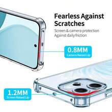Transparent Anti-Drop Phone Case, High Transparency, Suitable For Reno Series, Find Series, A Series, K Series Full Models, Reno 15/15 F /15C/A6s/F31/A6 GT/ A6 4G/ A6 Pro 4G/5G/A6x/Find X9/Find X9 Pro/F31 Pro+/Reno11 F 5G/ A60 5G/ TPU Reno Find A K Full Series Four-Corner Air Cushion Anti-Drop Phone Case, Reno Transparent Air Cushion Protective Case, Full TPU Anti-Drop Soft Shell - Clear - View 7