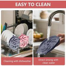 2Pcs Slow Feeder Bowl, Puzzle Feeder, Interactive Toys, Slow Feeding Bowl Suitable All Dry And Wet Foods, Easy To Clean Silicone Bowls (And Pink) - 預設 - 查看 7