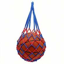 Durable Multipurpose Tennis Ball Storage Bag, Suitable For Basketball, Soccer, Volleyball And Football - Thick, High-Quality, Blue/Yellow/White Design With Reinforced Stitching And Handles, Versatile Sports Bag | Vibrant Mesh Bag | Sturdy Handles - Multicolor - View 13