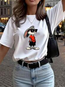 Women T-Shirts - White - View 6