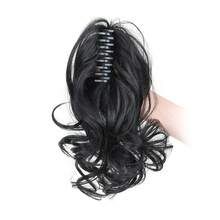 Extensiones de cola de caballo sintéticas de 12 pulgadas, cola de caballo corta y rizada, pinza de pelo negra, marrón y rubia para mujer XOFI - 2M30 - Ver 10