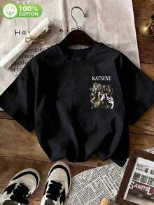 Women T-Shirts - Black - View 2
