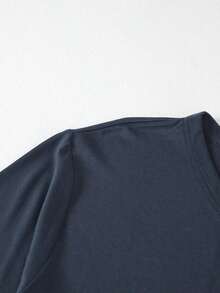2 piezas de pijama de verano para hombre, de manga corta y ligero - top de manga corta y pantalones cortos, conjunto de ropa informal de estar en casa de manga corta para hombres - Gris Oscuro - Ver 5