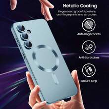 1 chiếc ốp lưng điện thoại TPU từ tính cao cấp màu xanh dương Hadaasi, tương thích với Samsung Galaxy S26Ultra/S26Plus/S26/S26Edge/S26Pro/S25Ultra/S25Plus/S25/S25Edge/S25FE/A57/A37/A17/A07/A56/A36/A26/A55/A35/A25/A15/A24/A34/A14/A16/A06/A05S, chất liệu TPU mềm mại, quà tặng sinh nhật. Cũng tương thích với iPhone Apple Air, 17, 17 Pro, 17 Pro Max, 17e 16 E 15 14 13 12 11 Pro Max Plus. - Đỉnh xa màu xanh - Xem 5