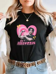 Women T-Shirts - Black - View 1