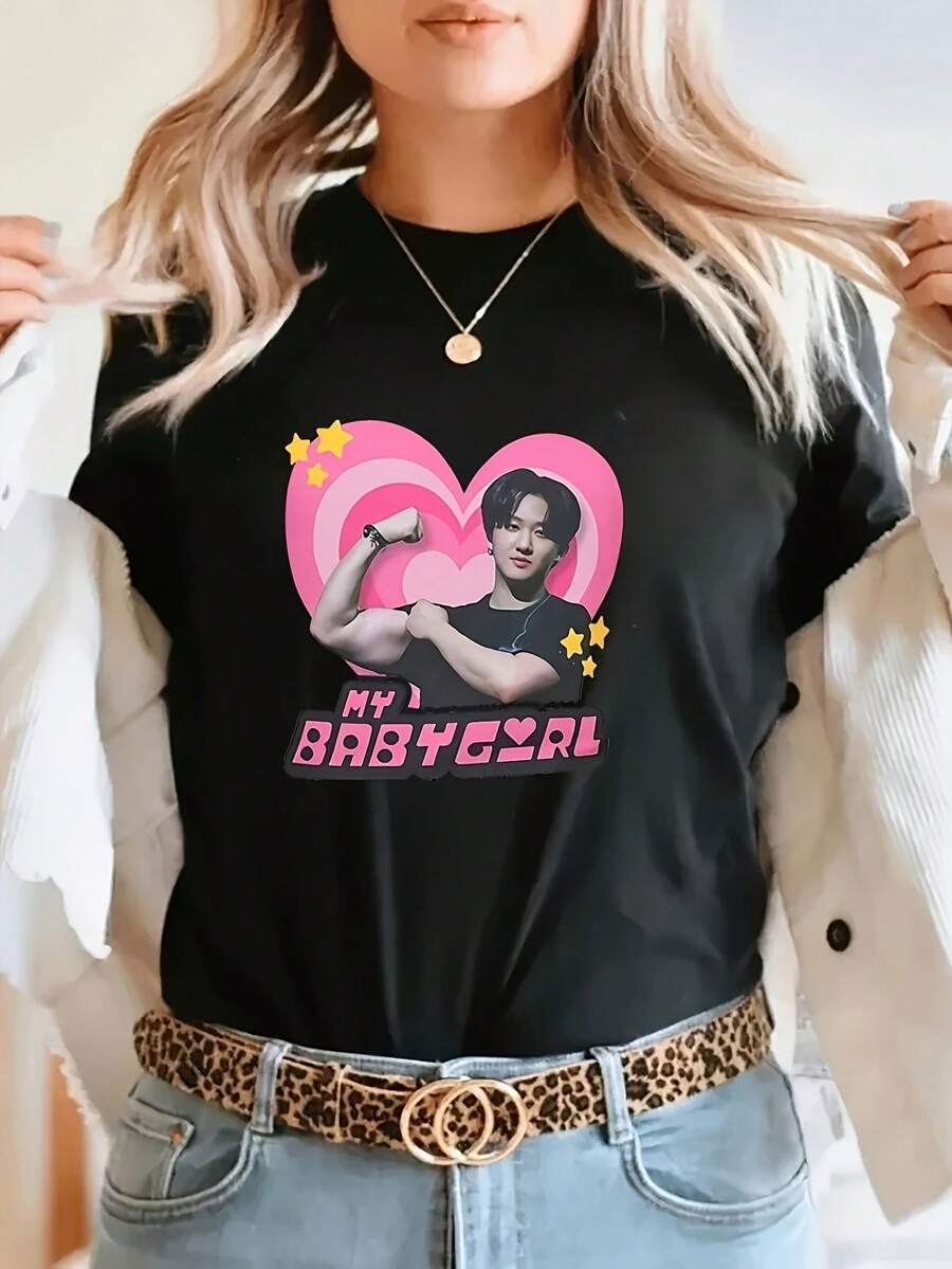 Women T-Shirts - Black - View 1