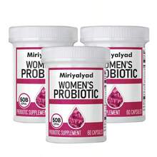 Miriyalyad Physician's Choice Women's Probiotic Daily Digestive, Gut Health, Urinary Tract, And Immune Support For Women With 50B , Cranberry & Prebiotics - 3PCS - 查看 1