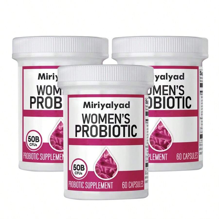 Miriyalyad Physician's Choice Women's Probiotic Daily Digestive, Gut Health, Urinary Tract, And Immune Support For Women With 50B , Cranberry & Prebiotics - 3PCS - 查看 1