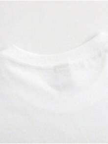 Camiseta de Mujer con Estampado de Ancla Náutica - Camiseta blanca a con patrones de ancla azul y cuerda blanca, adecuada para el verano y para entusiastas de la temática náutica,% algodón. - Blanco - Ver 4