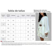 Vestido corto francés primavera 2026, cintura alta, mangas abullonadas y volantes - Blanco - Ver 5
