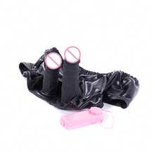 Men And Women Masturbation Silicone Penis Underwear Sex Play Leather Pants Adult Products Vagina Plug Anal Plug Lesbian Flirtation Toy - L - Xem 5