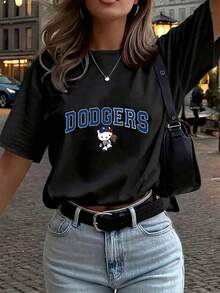 Women T-Shirts - 黑色 - 查看 6