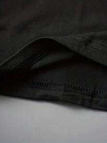 short sleevesPlayera Estampada De París, Blusa Casual De Manga Corta Y Cuello Redondo Para Primavera Y Verano, Ropa De MujerLeisure - Negro - Ver 3